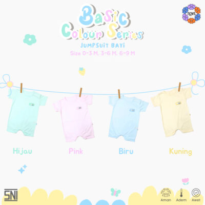 NOVA Basic Colour Series - Jumpsuit Bayi 0-9 bulan (1pcs) thumbnail 2
