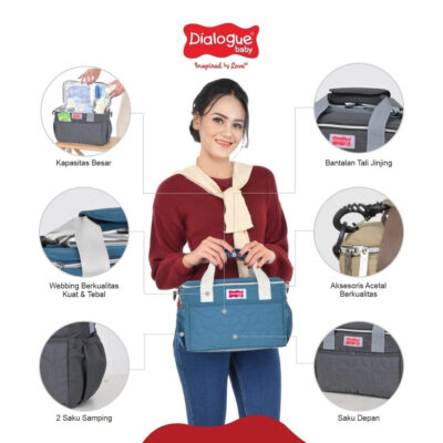 Dialogue Baby Tas Cooler Bayi - Diaper Bag Ottimo Series DGC1021 thumbnail 3