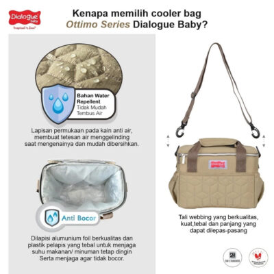 Dialogue Baby Tas Cooler Bayi - Diaper Bag Ottimo Series DGC1021 thumbnail 5