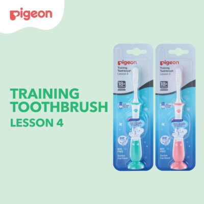 PIGEON Training Toothbrush Lesson 4 - Sikat Gigi Anak 18M+ thumbnail 2