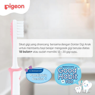 PIGEON Training Toothbrush Lesson 4 - Sikat Gigi Anak 18M+ thumbnail 5