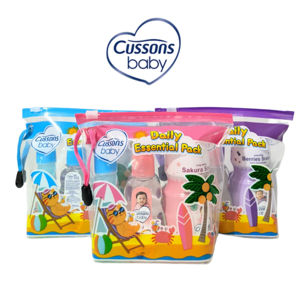 Cussons Baby Basic Essential Pack Medium - Paket Sabun Bayi (1 PACK)