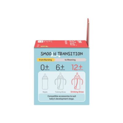 PIGEON Softouch Drinking Straw Set 12+ bulan thumbnail 4