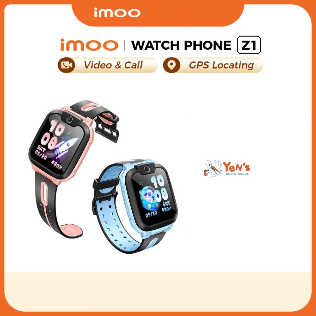 imoo Z1 Kids Watchphone Z1 Anak Kids Smartwatch Tracking Locating Jam HP Tangan Pintar dengan Kamera Panggilan Telepon