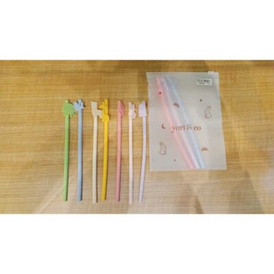 Yori & Co Drinking Straw isi 3 Pcs / Sedotan sillicone