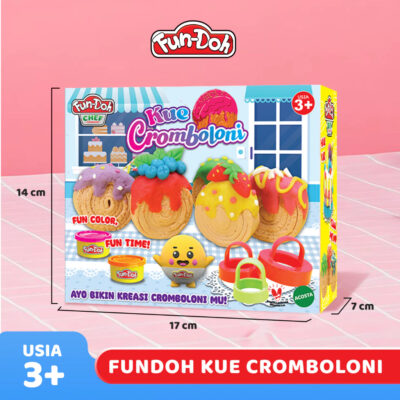 Fundoh Kue CROMBOLONI Cetakan Satu Set Lengkap Lilin Plastisin Mainan Edukasi Anak thumbnail 7