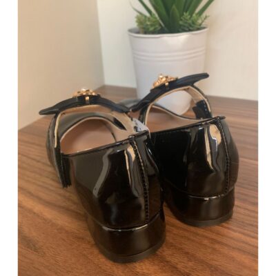 Sepatu Pesta Anak Perempuan Glossy Aksen Pita dan Bunga thumbnail 6