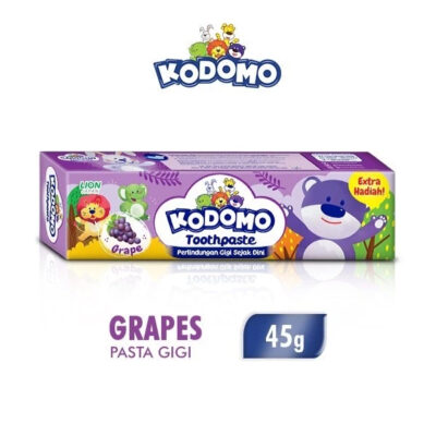 Kodomo Pasta Gigi Melon Tube 45 gr / Pasta Gigi Gel Active Fluoride & Xylitol thumbnail 2