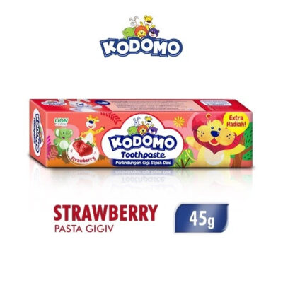 Kodomo Pasta Gigi Melon Tube 45 gr / Pasta Gigi Gel Active Fluoride & Xylitol thumbnail 3