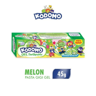 Kodomo Pasta Gigi Melon Tube 45 gr / Pasta Gigi Gel Active Fluoride & Xylitol thumbnail 4