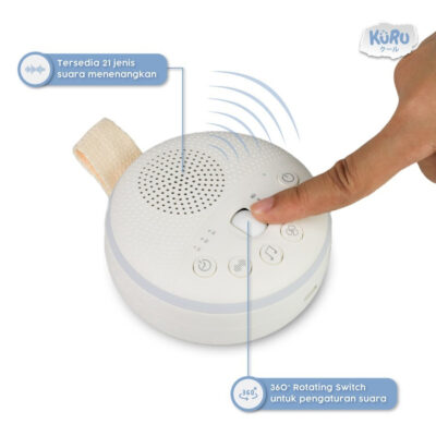 KURU Portable Baby White Noise Sound Machine Shusher with LED Night Lamp W15 thumbnail 2