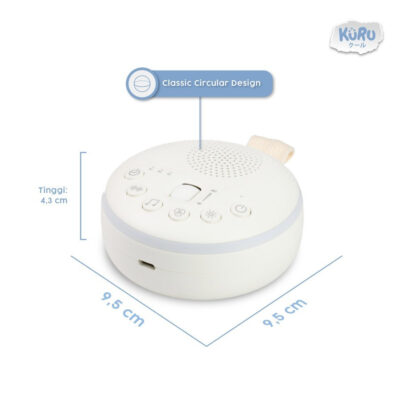 KURU Portable Baby White Noise Sound Machine Shusher with LED Night Lamp W15 thumbnail 3