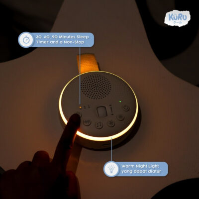 KURU Portable Baby White Noise Sound Machine Shusher with LED Night Lamp W15 thumbnail 6