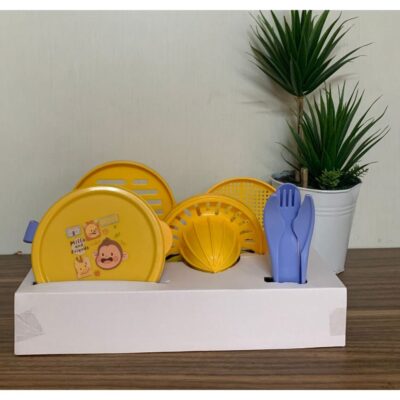 Technoplast Tiny Treasure MILLO AND FRIENDS Food Maker Set Peralatan Makan Baby Set thumbnail 3