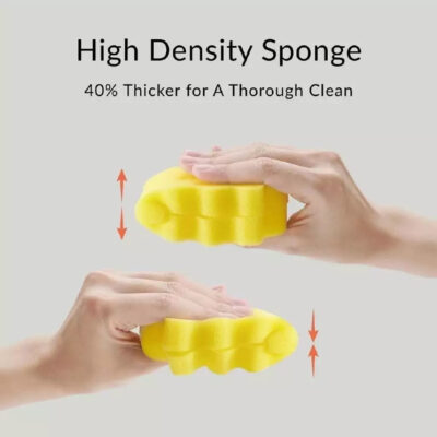 SIMBA Silky Rotating Quick-Release Sponge Head Bottle Brush - Sikat Botol Susu thumbnail 4