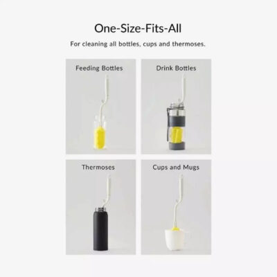 SIMBA Silky Rotating Quick-Release Sponge Head Bottle Brush - Sikat Botol Susu thumbnail 7