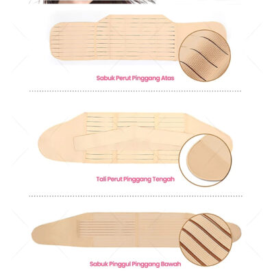 Dr.isla Korset Melahirkan 3 in 1 Postpartum Adjustable Corset (Korset Ibu Melahirkan/Gurita Lbu Melahirkan Setelah Cesar) thumbnail 7