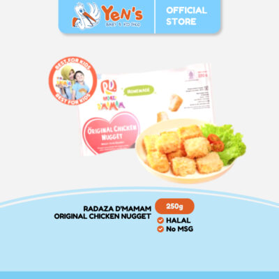 Radaza D'MAMAM Original Chicken Nugget 250g No MSG BPOM HALAL Cemilan Lauk Praktis Anak MPASI HALAL