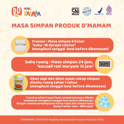 Radaza D'MAMAM Original Chicken Nugget 250g No MSG BPOM HALAL Cemilan Lauk Praktis Anak MPASI HALAL thumbnail 5
