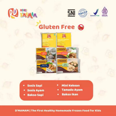 Radaza D'MAMAM Original Chicken Nugget 250g No MSG BPOM HALAL Cemilan Lauk Praktis Anak MPASI HALAL thumbnail 8