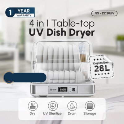 NORGE 4 in 1 Table-top UV Dish Dryer 28L 280W / Sterilizer Peralatan Bayi thumbnail 4