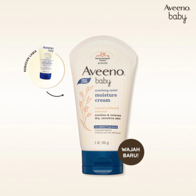 Aveeno Baby Soothing Relief Moisturizing Cream 140gr - Krim Pelembab Bayi No added fragrance thumbnail 6