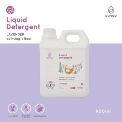 Pureco Liquid Detergent 900ml - sabun cuci baju bayi & Anak thumbnail 2