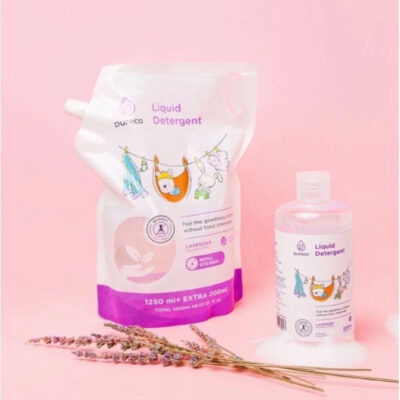 Pureco Liquid Detergent 900ml - sabun cuci baju bayi & Anak thumbnail 4