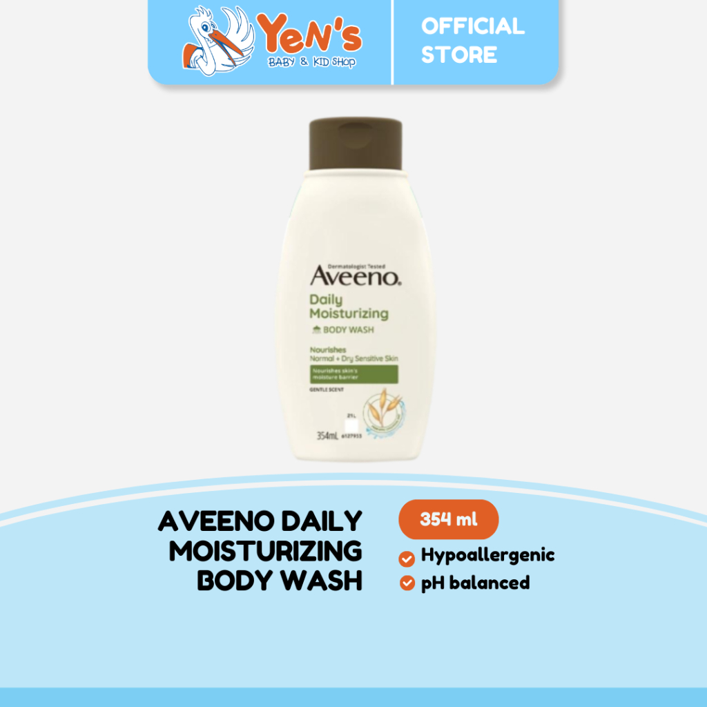 Aveeno Daily Moisturizing Body Wash 354ml - Sabun Mandi Pelembap untuk Kulit Normal dan Kering