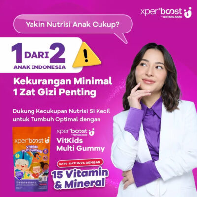 Expert Boost - VitKids Gummy Multivitamin Anak 1 Pouch@30 pcs - Tanpa Pengawet thumbnail 2
