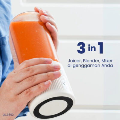 Little Giant Green Rechargeable Juicer, Blender, & Mixer | Blender Jus Portable LG.3603 thumbnail 2