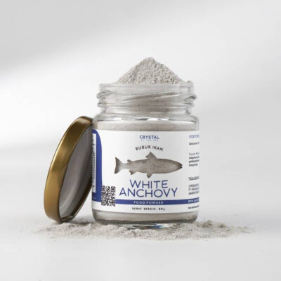Crystal of the Sea White Anchovy Powder 20 gr | Bubuk Teri Nasi Putih | Bumbu Kaldu MPASI thumbnail 2