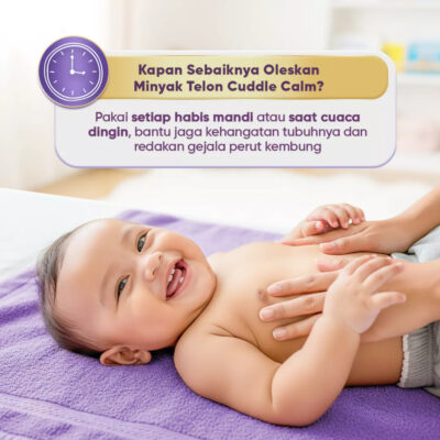 Cussons Baby Cuddle Calm Tummy Rub Telon Oil - Chamomile & Lavender Oil, Minyak Telon Redakan Kolik thumbnail 6