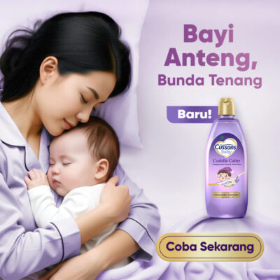 Cussons Baby Cuddle Calm Tummy Rub Telon Oil - Chamomile & Lavender Oil, Minyak Telon Redakan Kolik thumbnail 8