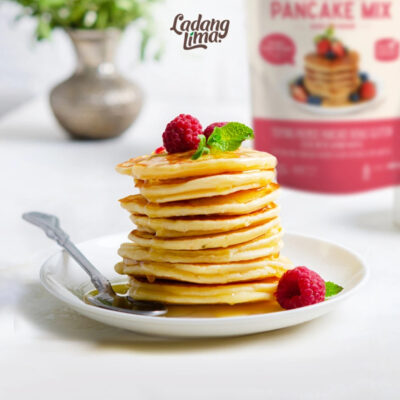 Ladang Lima Pancake Mix 220g - Tepung Pancake Waffle Instant Gluten Free New Formula - Halal thumbnail 5