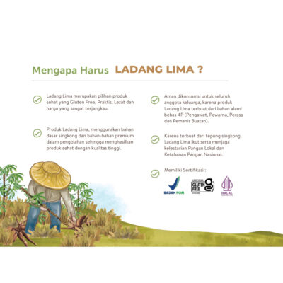 Ladang Lima Pancake Mix 220g - Tepung Pancake Waffle Instant Gluten Free New Formula - Halal thumbnail 7
