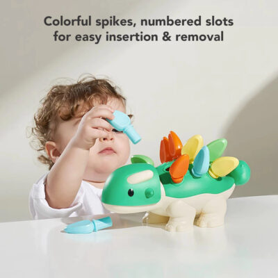 Sakumini Dinosaur Toy Mainan Latihan Motorik Sensorik Anak 18 Bulan ke atas SNI thumbnail 3