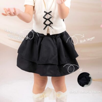 Loli Jolly Skort Anak Perempuan Rok Balon Celana Pendek 0 - 4 tahun thumbnail 2