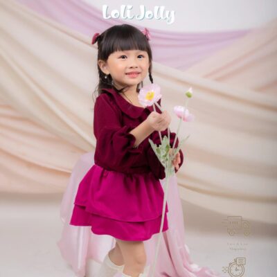 Loli Jolly Skort Anak Perempuan Rok Balon Celana Pendek 0 - 4 tahun thumbnail 3
