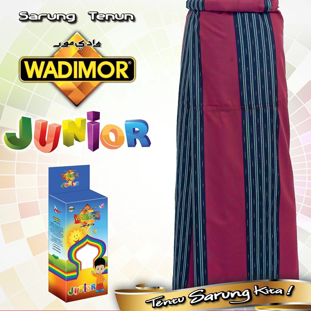 Wadimor Sarung Tenun Untuk Anak Tanggung Kids Junior / Sarung Anak Tanggung