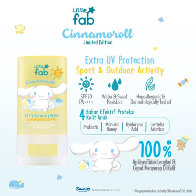 Little Fab Kids - Let's Go Out & Play Sunscreen Stick SPF 70 PA++++ thumbnail 2