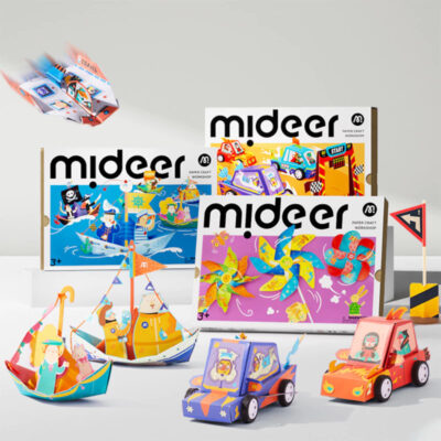 Mideer - Paper Craft Workshop - Mainan Edukasi Seni Anak 3 Tahun SNI thumbnail 3