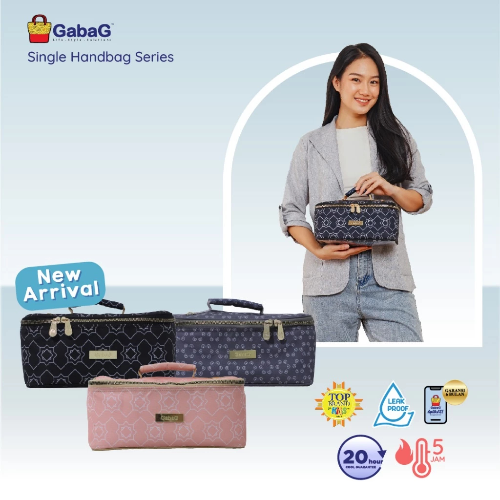 GabaG Tas Asi - Cooler Bag Single Handbag - Tas Bekal - Diaper Bag