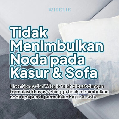 Wiselie Linen Spray Semprotan Linen Organik 250ML - dengan Formula Anti Bacterial thumbnail 5