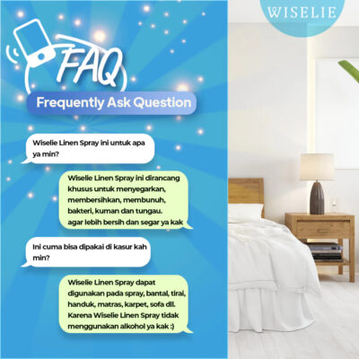 Wiselie Linen Spray Semprotan Linen Organik 250ML - dengan Formula Anti Bacterial thumbnail 6