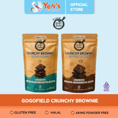 Gogofield Crunchy Brownie 50gr / Brownies Krispi Gluten Free