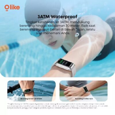 Olike Smart Band Active Sport B3 Screen 2.7D Curved 3ATM Waterproof 20 Day Battery Life thumbnail 3