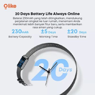 Olike Smart Band Active Sport B3 Screen 2.7D Curved 3ATM Waterproof 20 Day Battery Life thumbnail 9