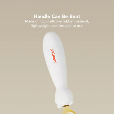 Sakumini Learning Silicone Ppsu Spoon Fork Sendok Garpu Bayi untuk usia 6 bulan ke atas thumbnail 3