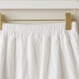 Rok Panjang Anak Perempuan Putih Aksen Renda Rumbai / Long Skirt Kids White 28150 thumbnail 3